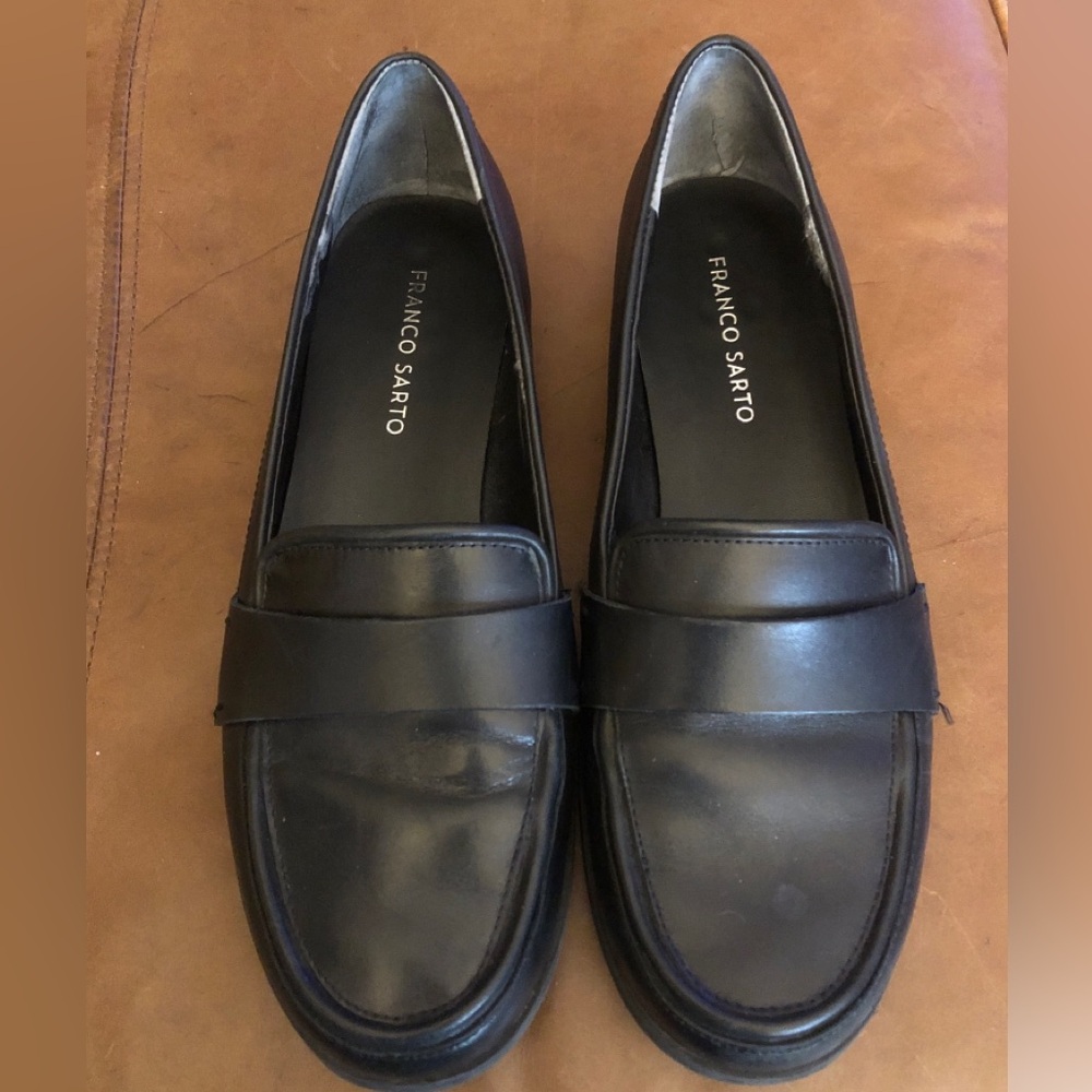 Classic Franco Sarto Valera Black Leather Loafer